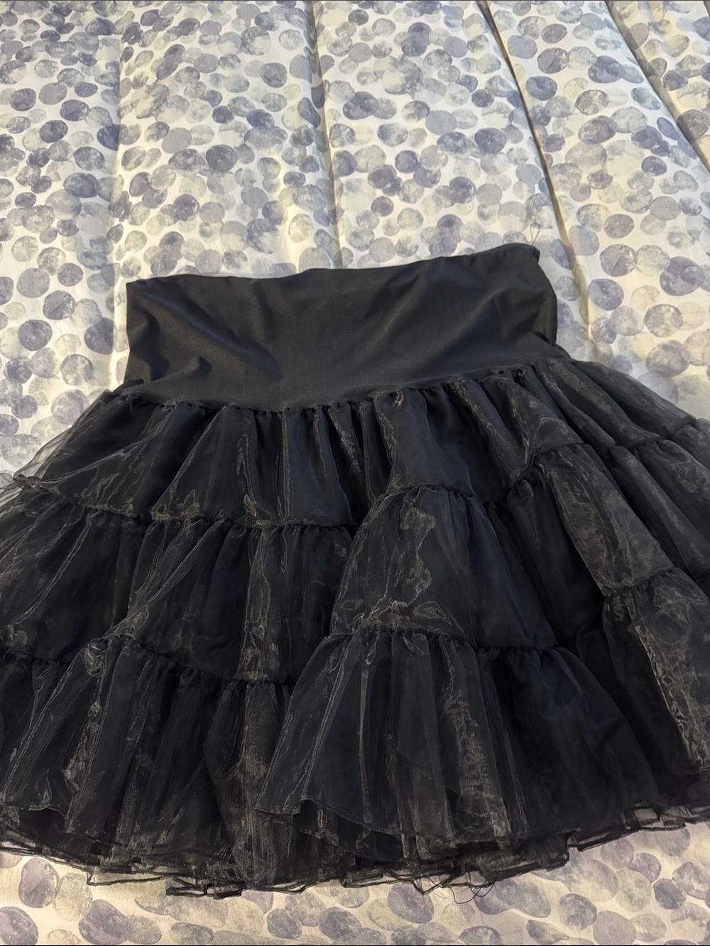 Grace Karin Black Layered Tulle Skater Skirt